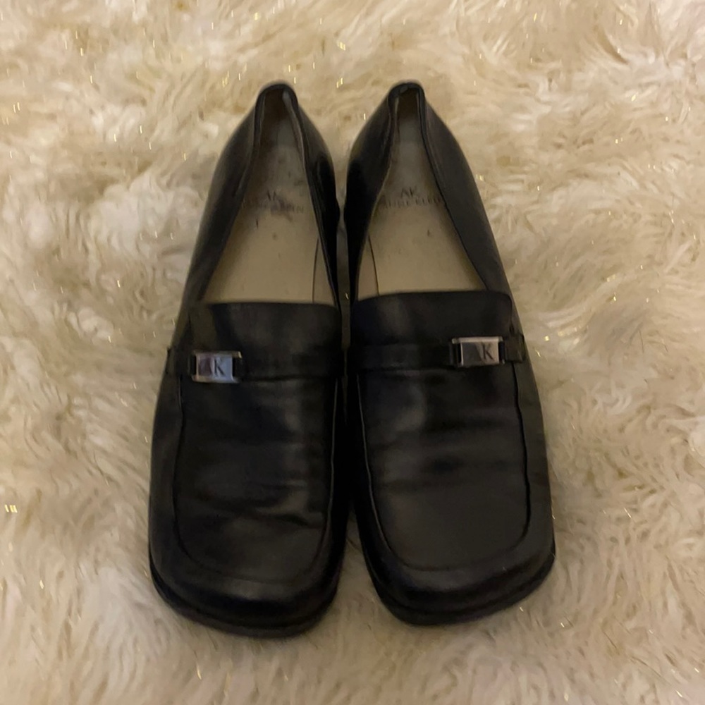 Black Leather Loafer